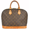 Louis Vuitton Alma Handbag Monogram Canvas Brown Canvas Handbag ( )