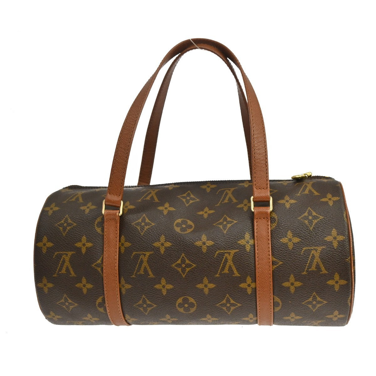 Louis Vuitton Papillon Handbag Monogram Canvas Brown Canvas Handbag ( )