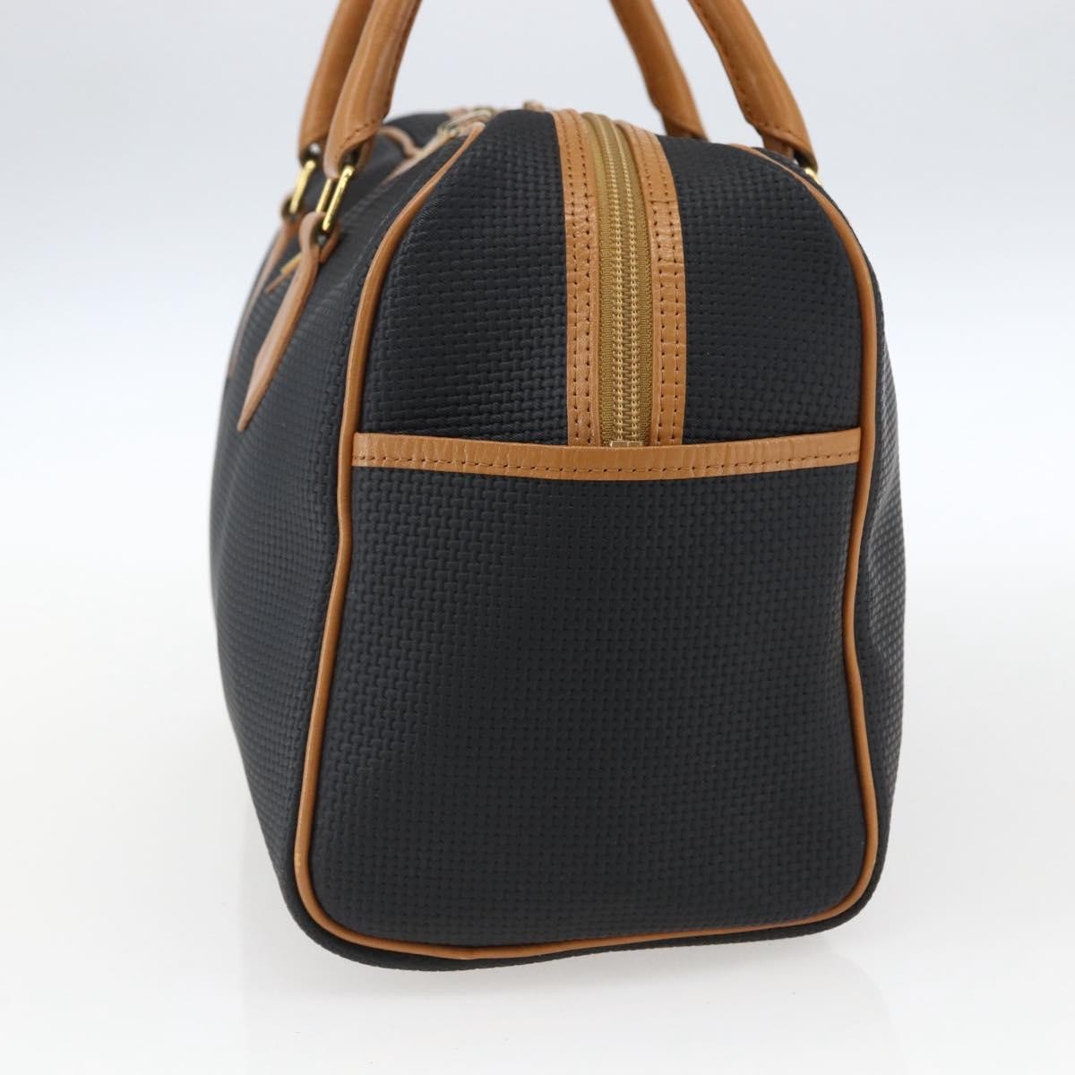 Saint Laurent Vintage Handbag Canvas Black Canvas Handbag (Authentic  )
