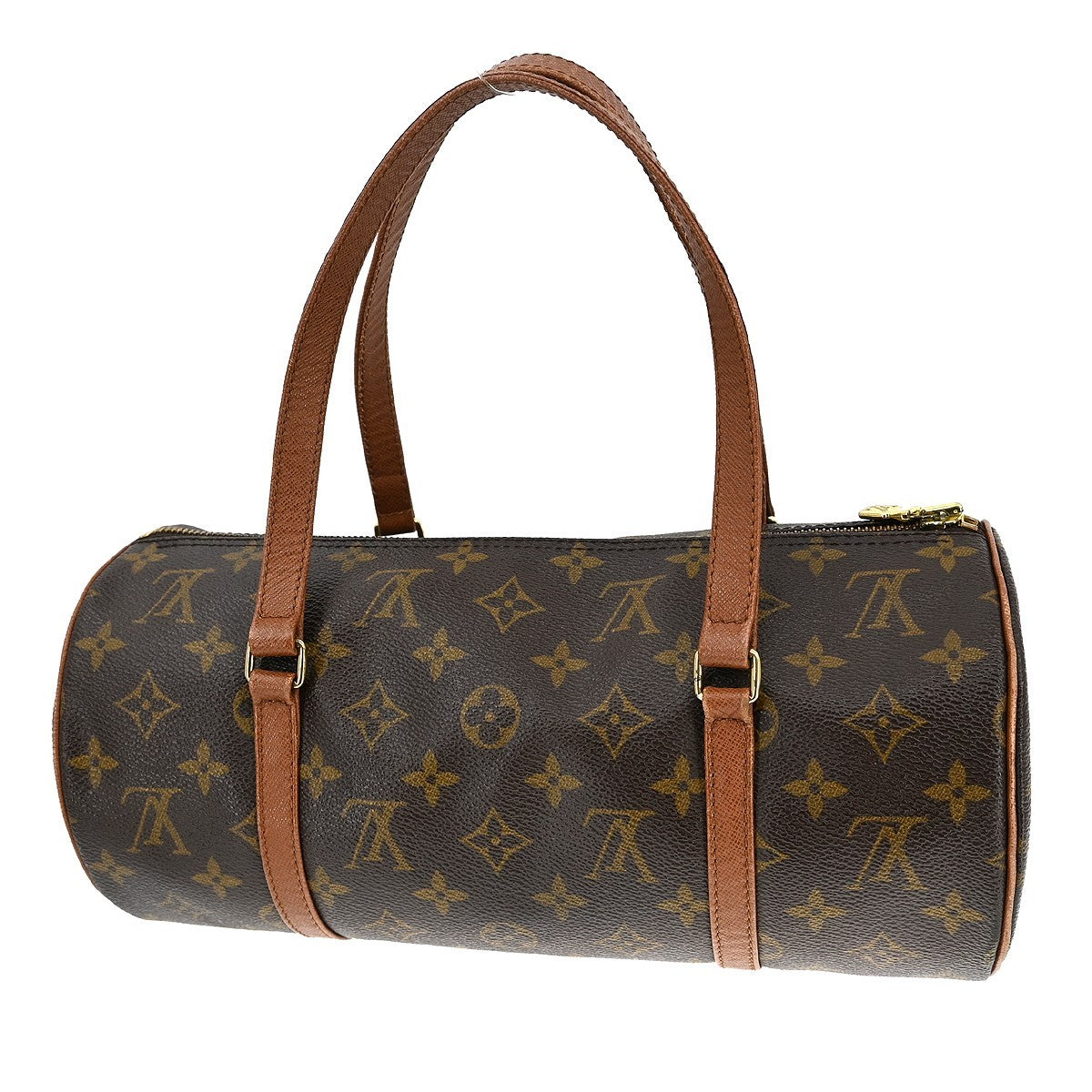 Louis Vuitton Papillon Handbag Monogram Canvas Brown Canvas Handbag ( )