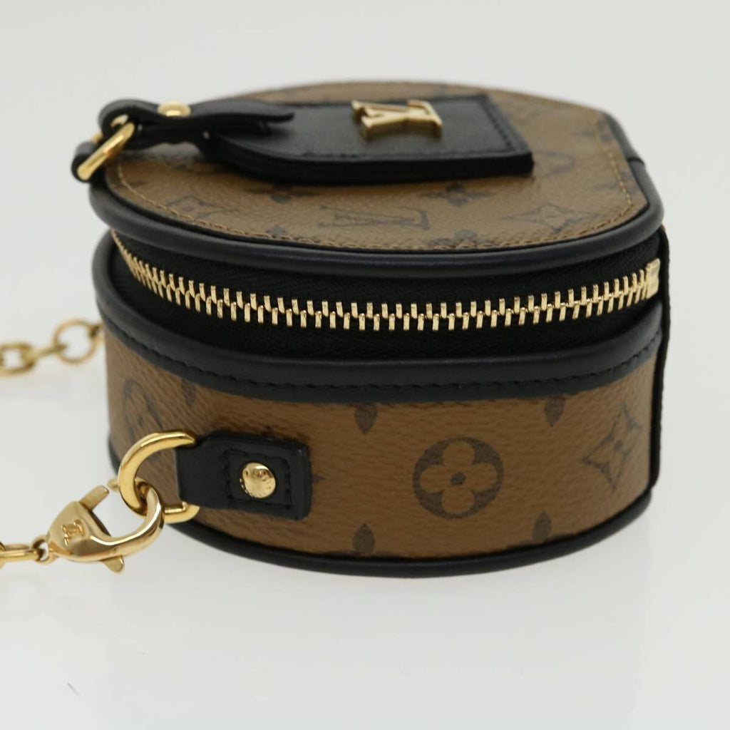 Louis Vuitton Boite Chapeau Souple Bag Reverse Monogram Giant Brown Canvas Bag (Authentic  )