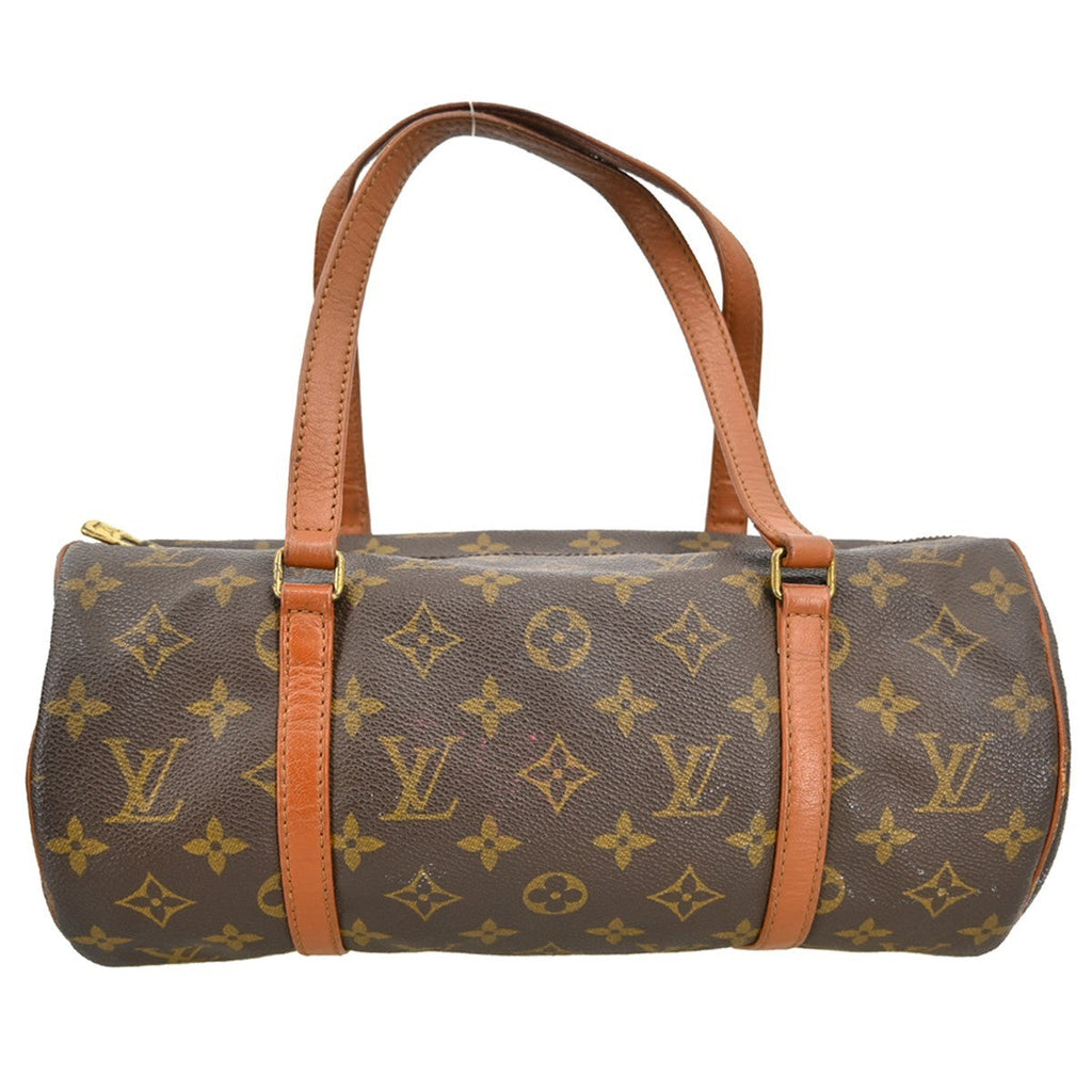 Louis Vuitton Papillon Handbag Monogram Canvas Brown Canvas Handbag ( )