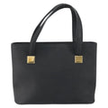 Celine Handbag Leather Black Leather Handbag (Authentic  )