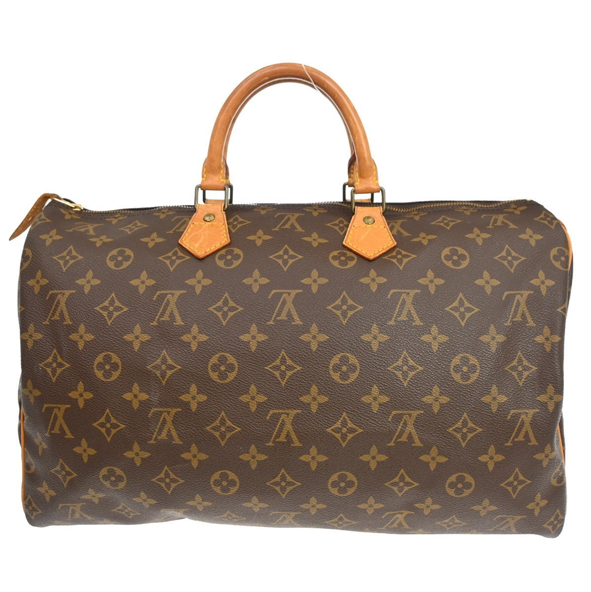Louis Vuitton Speedy Handbag Monogram Canvas Brown Canvas Handbag ( )
