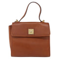 Celine Handbag Leather Brown Leather Handbag (Authentic  )
