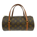 Louis Vuitton Papillon Handbag Monogram Canvas Brown Canvas Handbag ( )
