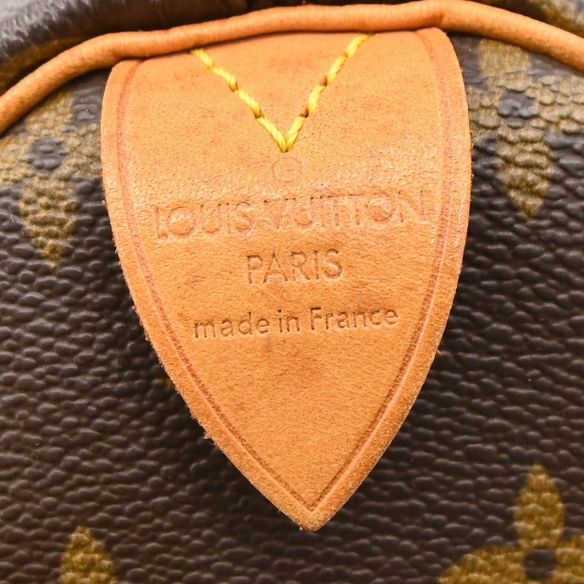 Louis Vuitton Speedy Handbag Monogram Canvas Brown Canvas Handbag ( )