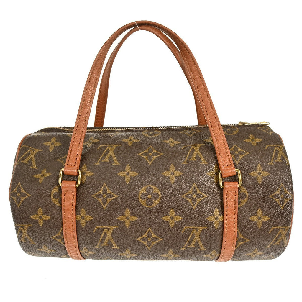 Louis Vuitton Papillon Handbag Monogram Canvas Brown Canvas Handbag ( )