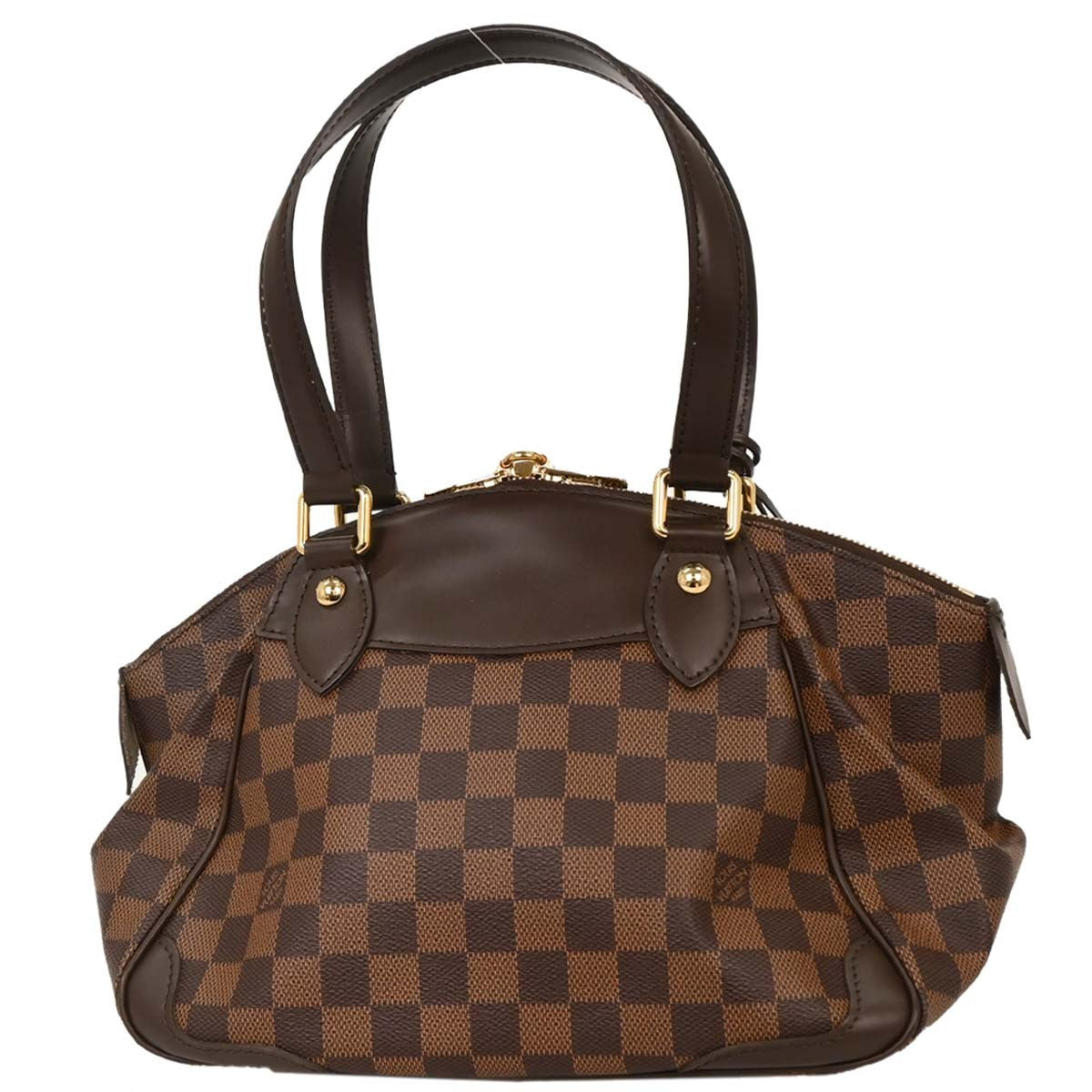 Louis Vuitton Verona Handbag Damier Brown Canvas Handbag (Authentic  )