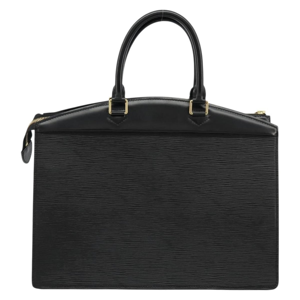 Louis Vuitton Riviera Handbag Epi Leather Black Leather Handbag ( )