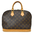 Louis Vuitton Alma Handbag Monogram Canvas Brown Canvas Handbag ( )