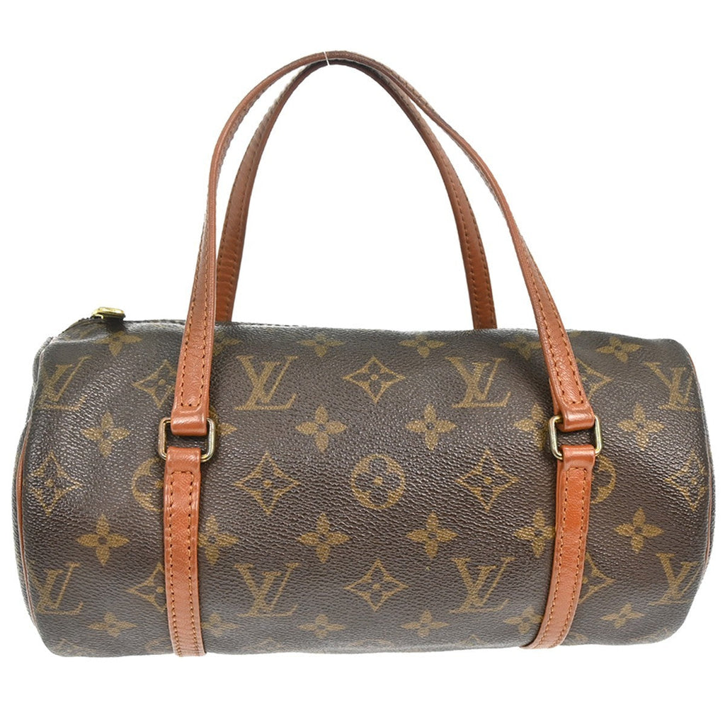 Louis Vuitton Papillon Handbag Monogram Canvas Brown Canvas Handbag ( )