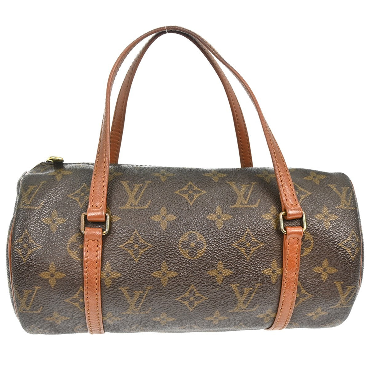 Louis Vuitton Papillon Handbag Monogram Canvas Brown Canvas Handbag ( )
