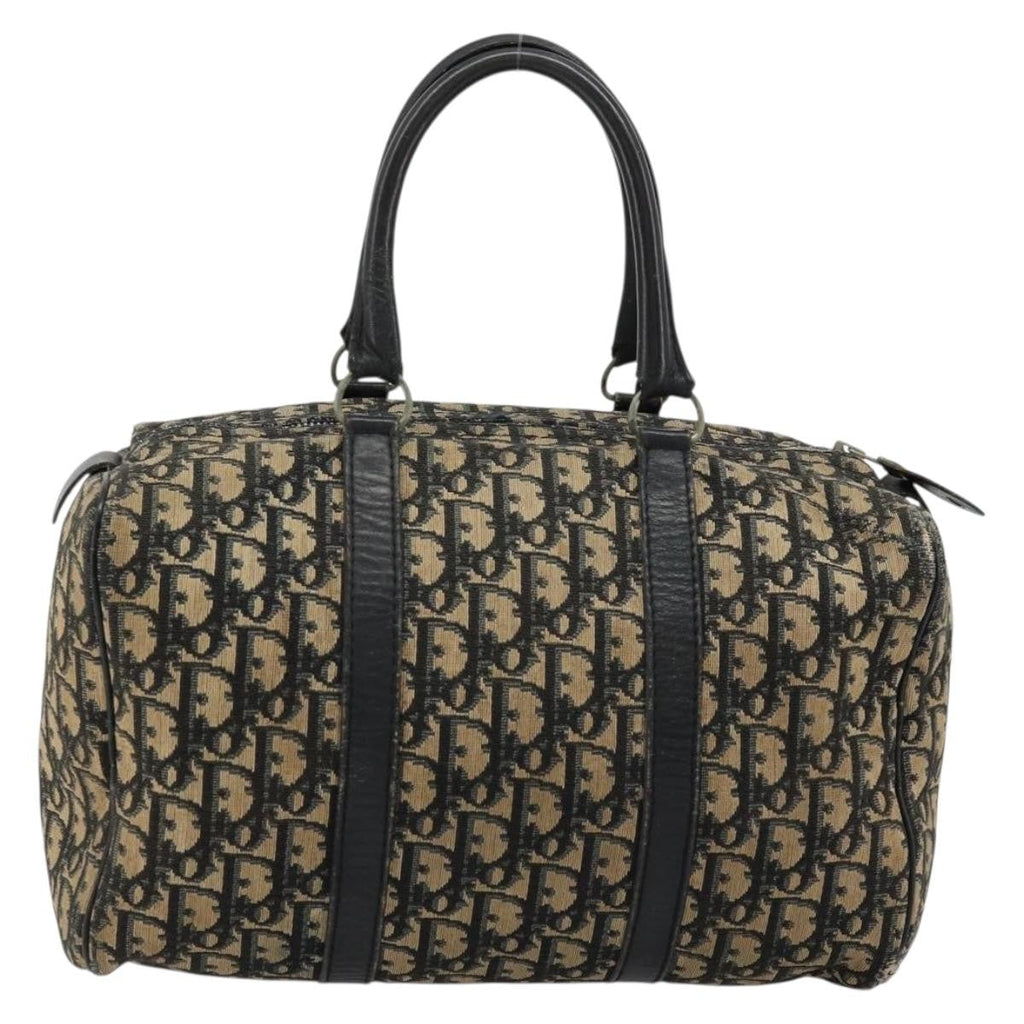 Christian Dior Vintage Trotter Handbag Canvas Navy Canvas Handbag ( )