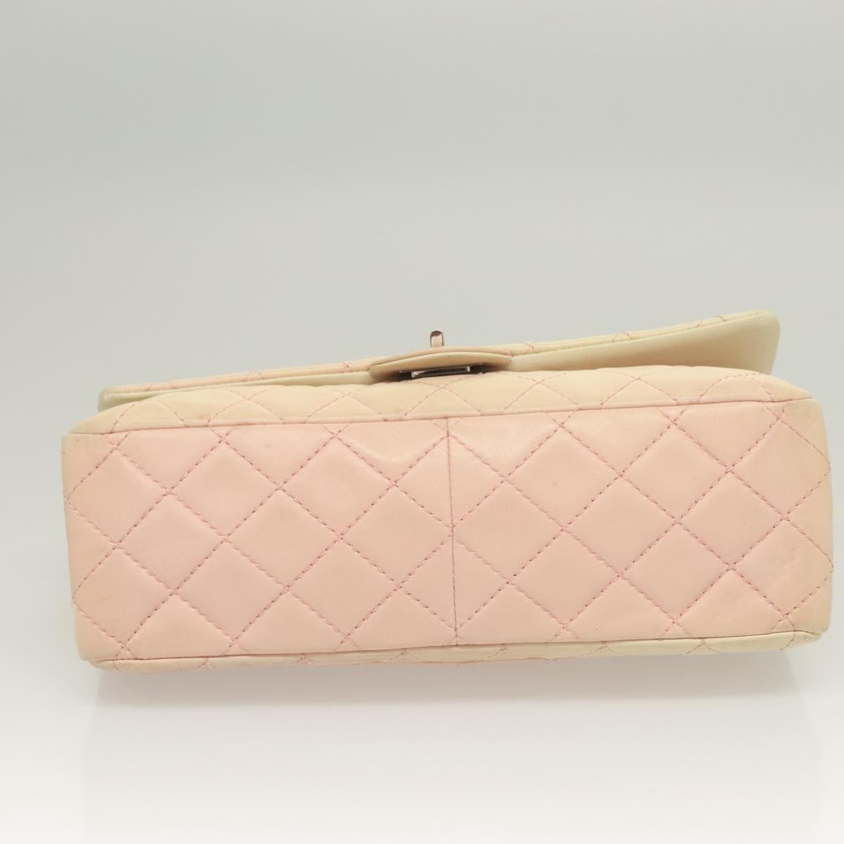 Chanel Reissue 2.55 Flap Bag Quilted Calfskin Pink Lamb_Skin Bag (Authentic  )