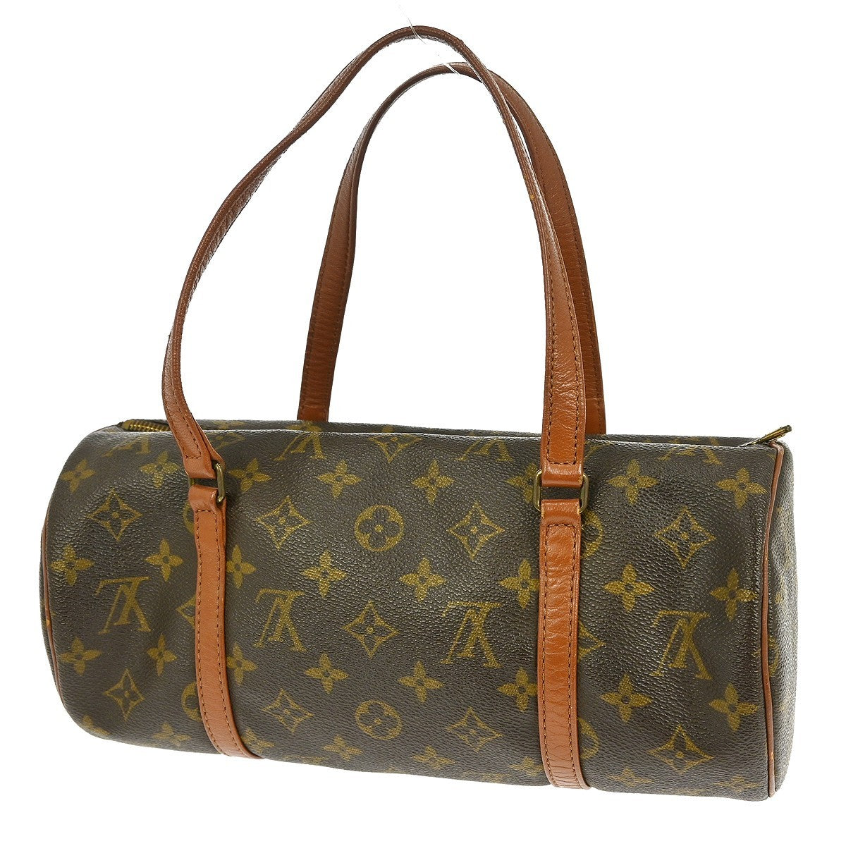 Louis Vuitton Papillon Handbag Monogram Canvas Brown Canvas Handbag ( )