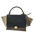 Celine Trapeze Bag Leather With Suede Multicolour Leather Handbag ( )