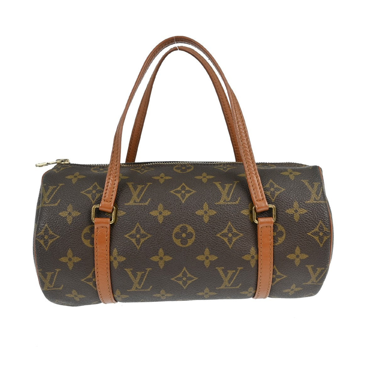 Louis Vuitton Papillon Handbag Monogram Canvas Brown Canvas Handbag ( )