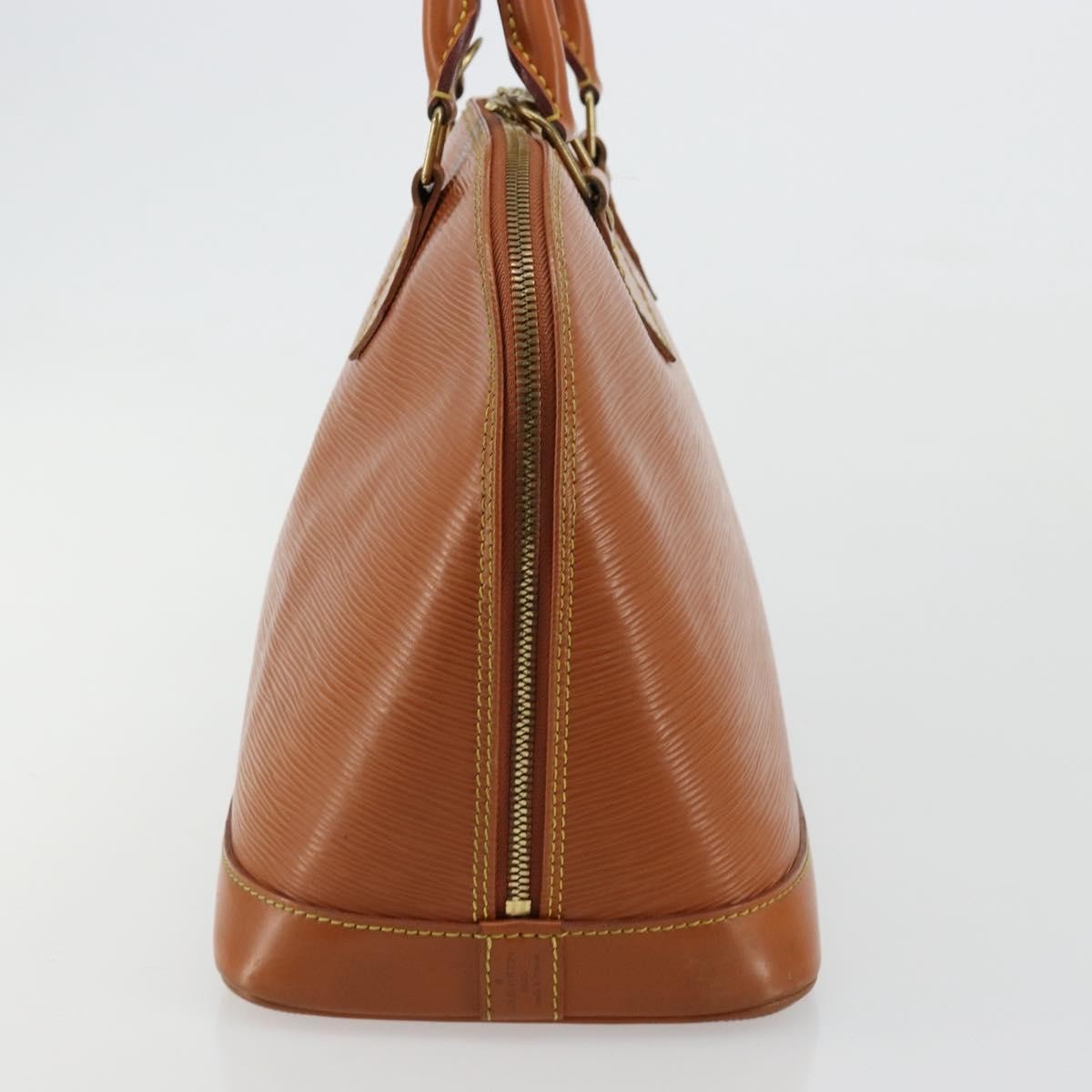 Louis Vuitton Alma Handbag Epi Leather Brown Leather Handbag ( )