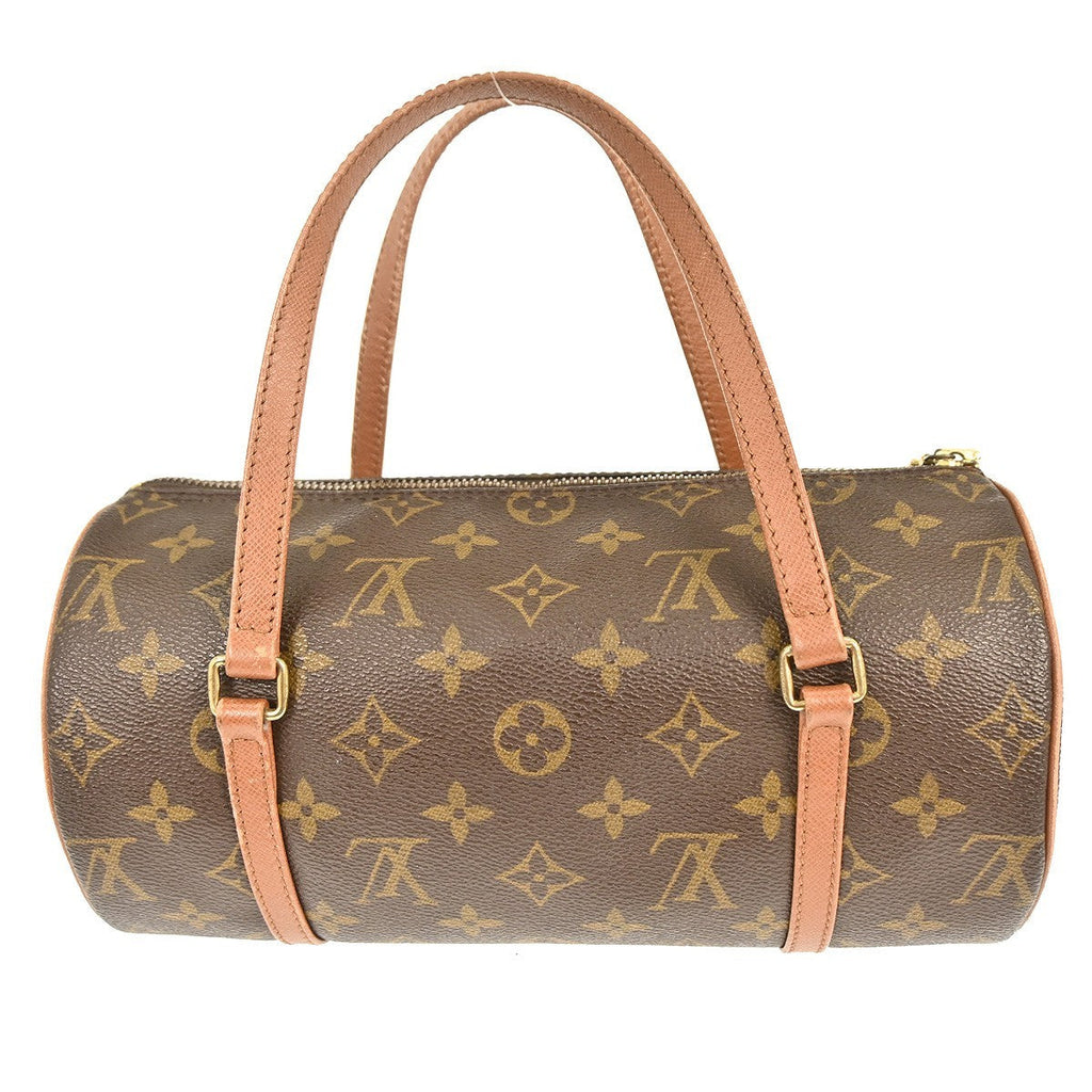 Louis Vuitton Papillon Handbag Monogram Canvas Brown Canvas Handbag ( )