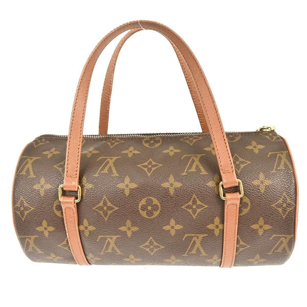 Louis Vuitton Papillon Handbag Monogram Canvas Brown Canvas Handbag ( )