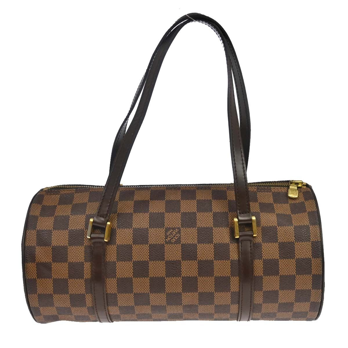 Louis Vuitton Papillon Handbag Damier Brown Canvas Handbag ( )