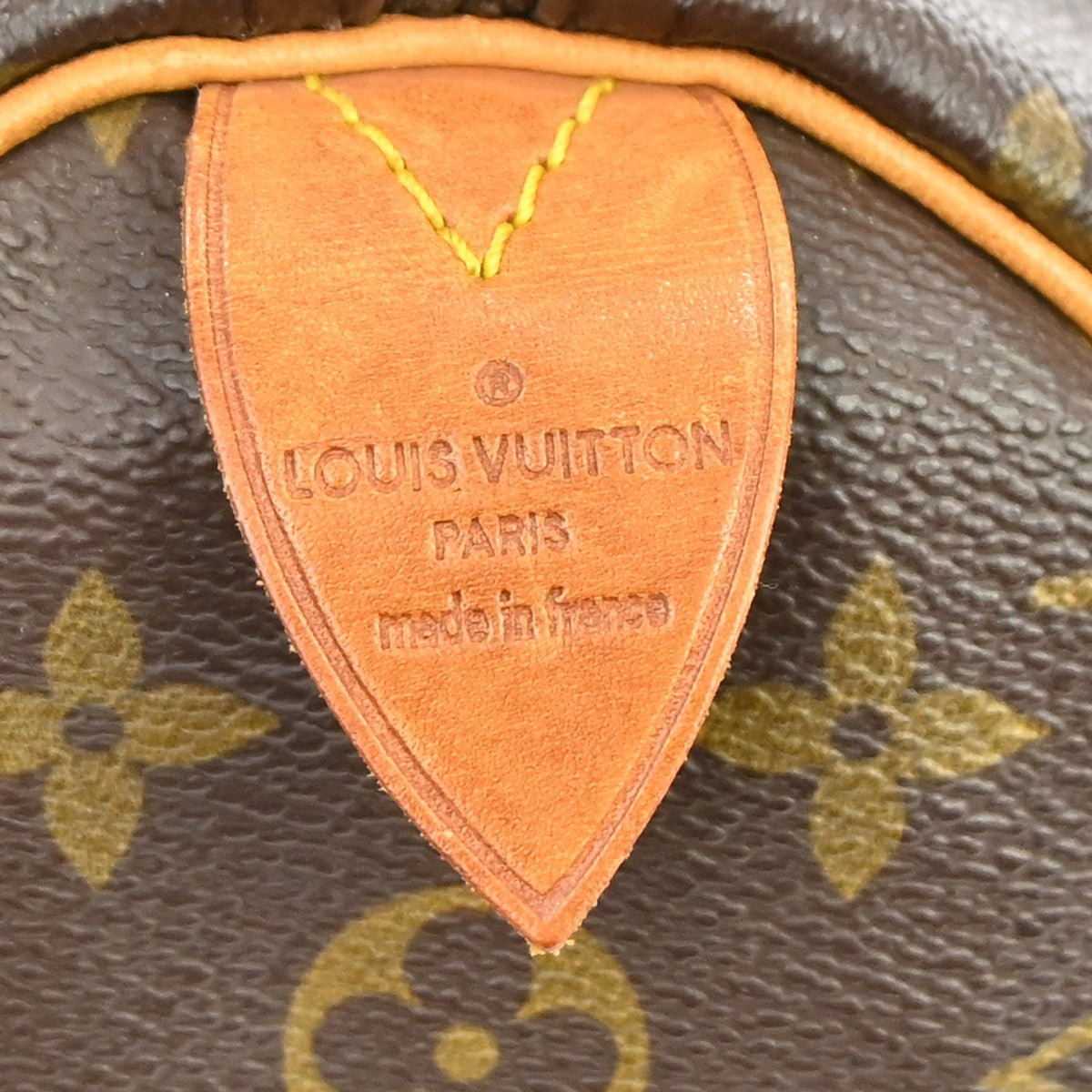 Louis Vuitton Speedy Handbag Monogram Canvas Brown Canvas Handbag ( )