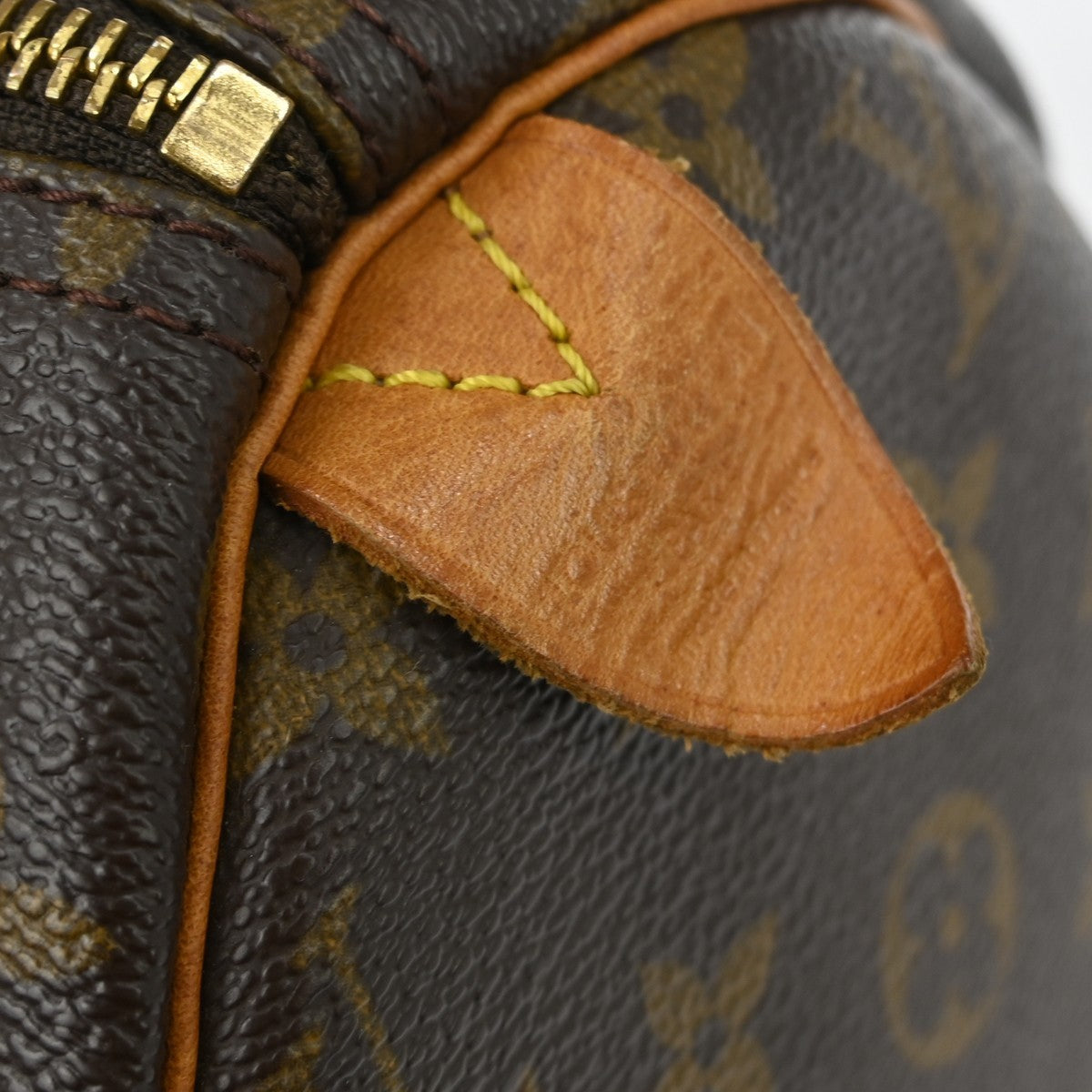 Louis Vuitton Speedy Handbag Monogram Canvas Brown Canvas Handbag ( )