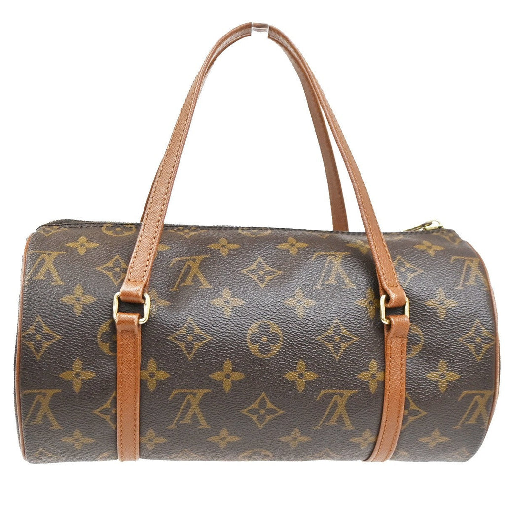 Louis Vuitton Papillon Handbag Monogram Canvas Brown Canvas Handbag ( )