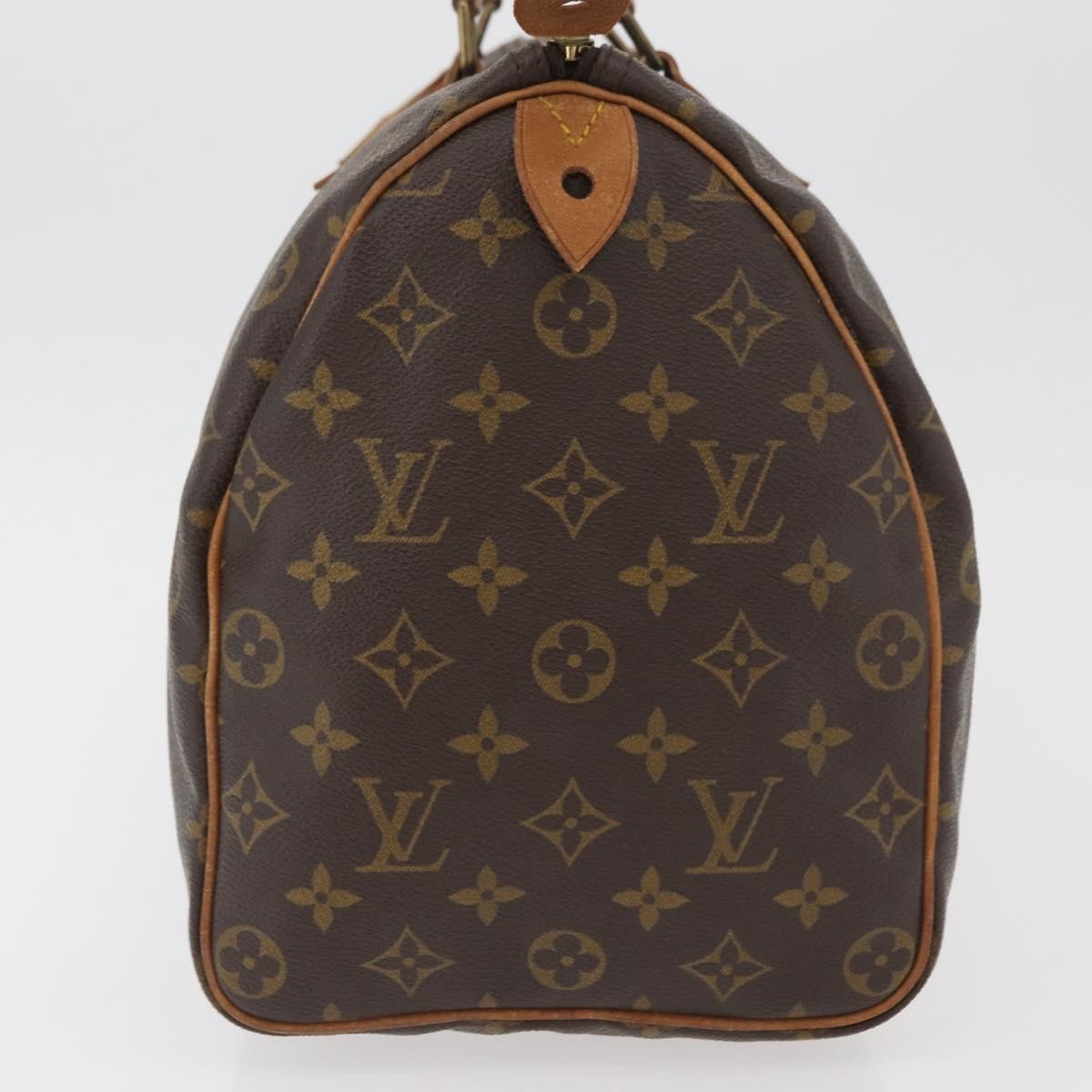 Louis Vuitton Speedy Handbag Monogram Canvas Brown Canvas Handbag ( )