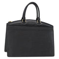 Louis Vuitton Riviera Handbag Epi Leather Black Leather Handbag (Authentic  )
