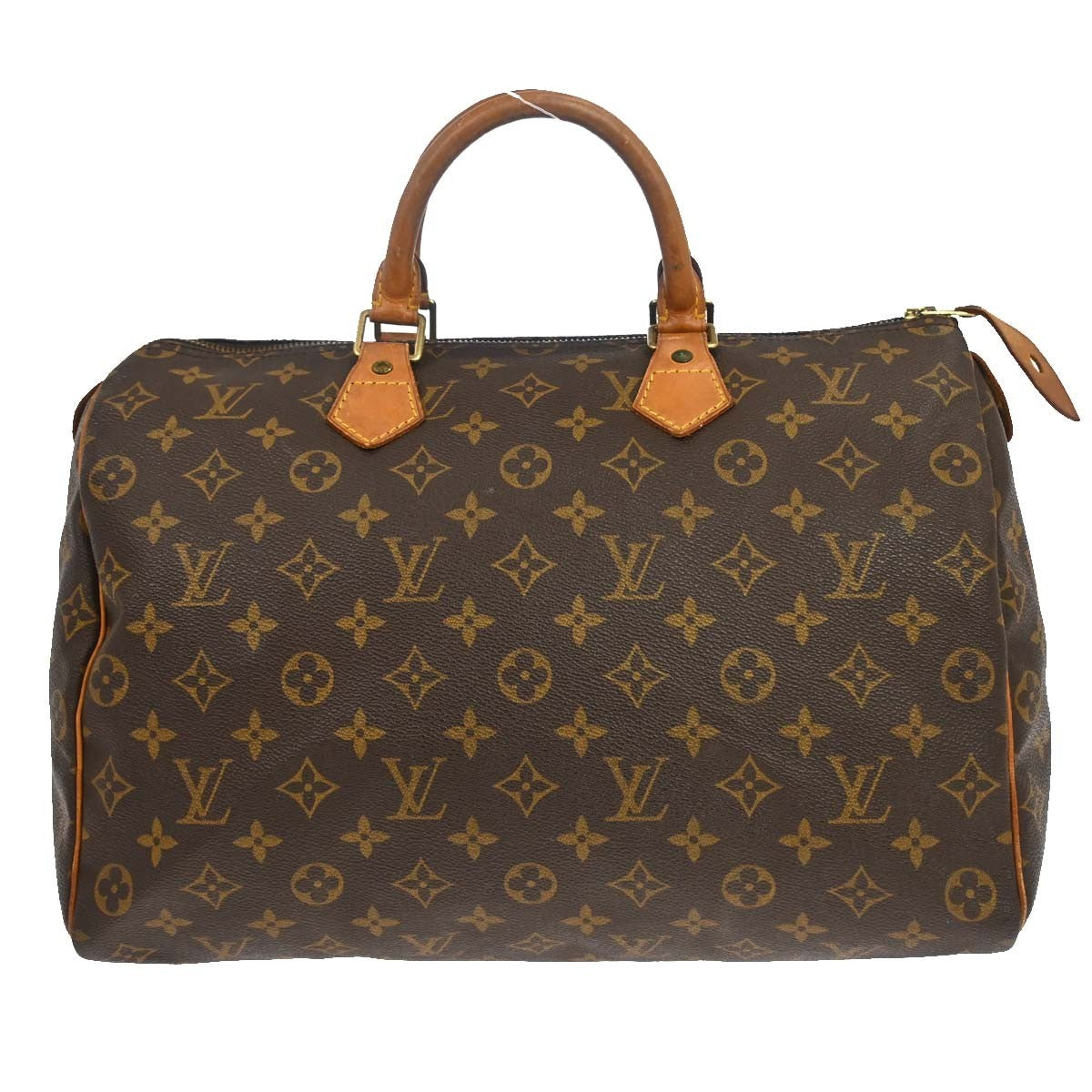 Louis Vuitton Speedy Handbag Monogram Canvas Brown Canvas Handbag ( )