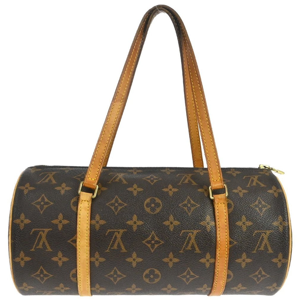 Louis Vuitton Papillon Handbag Monogram Canvas Brown Canvas Handbag ( )
