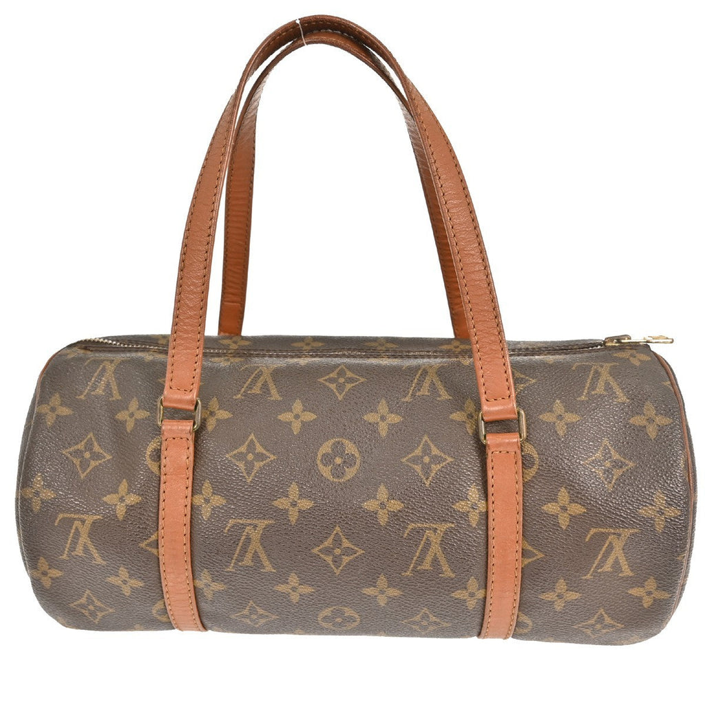 Louis Vuitton Papillon Handbag Monogram Canvas Brown Canvas Handbag ( )