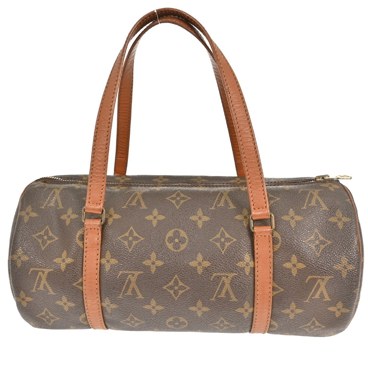 Louis Vuitton Papillon Handbag Monogram Canvas Brown Canvas Handbag ( )