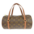 Louis Vuitton Papillon Handbag Monogram Canvas Brown Canvas Handbag ( )