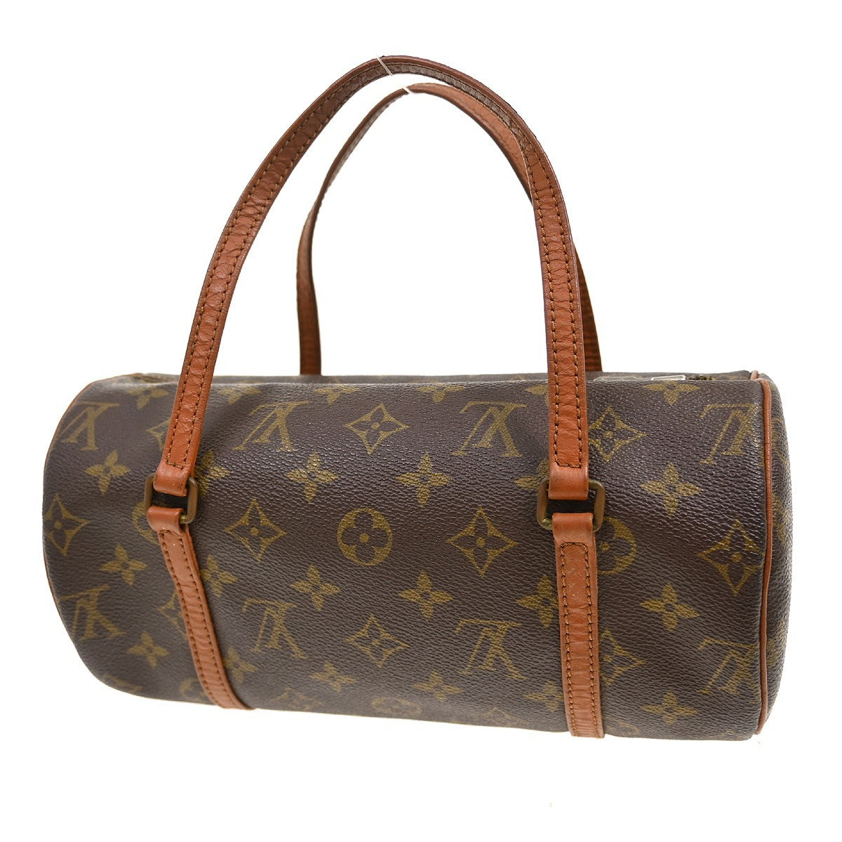 Louis Vuitton Papillon Handbag Monogram Canvas Brown Canvas Handbag ( )