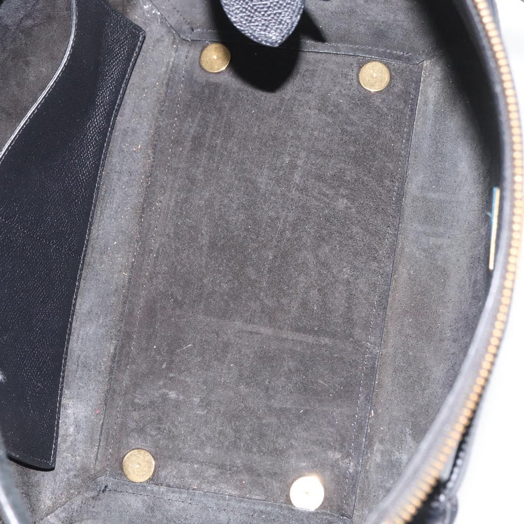 Celine Belt Bag Textured Leather Black Leather Handbag ( )