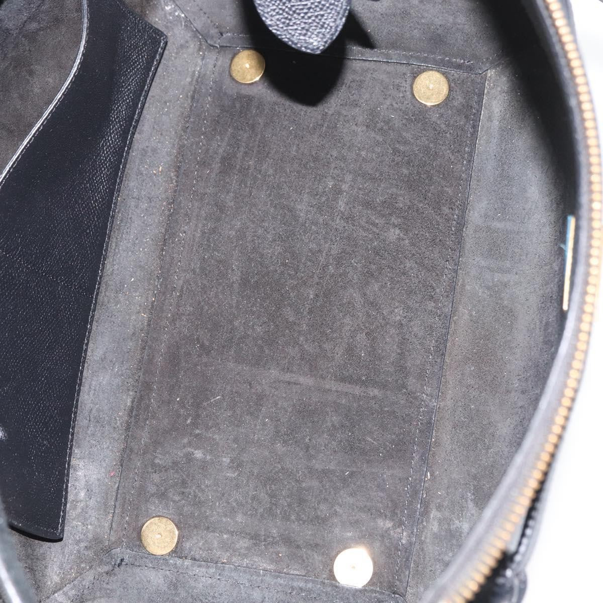 Celine Belt Bag Textured Leather Black Leather Handbag ( )