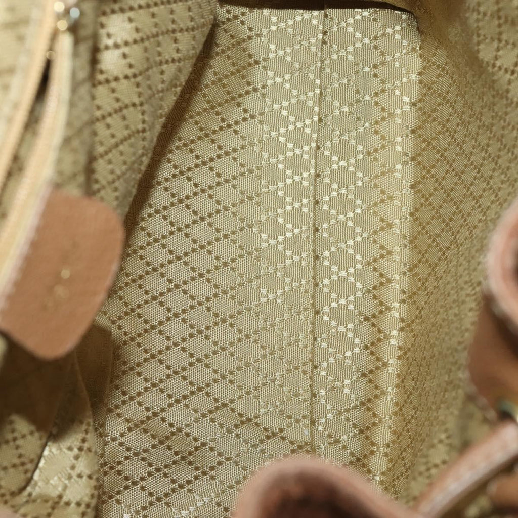 Gucci Vintage Bamboo Backpack Suede And Leather Brown Suede Backpack Bag (Authentic  )