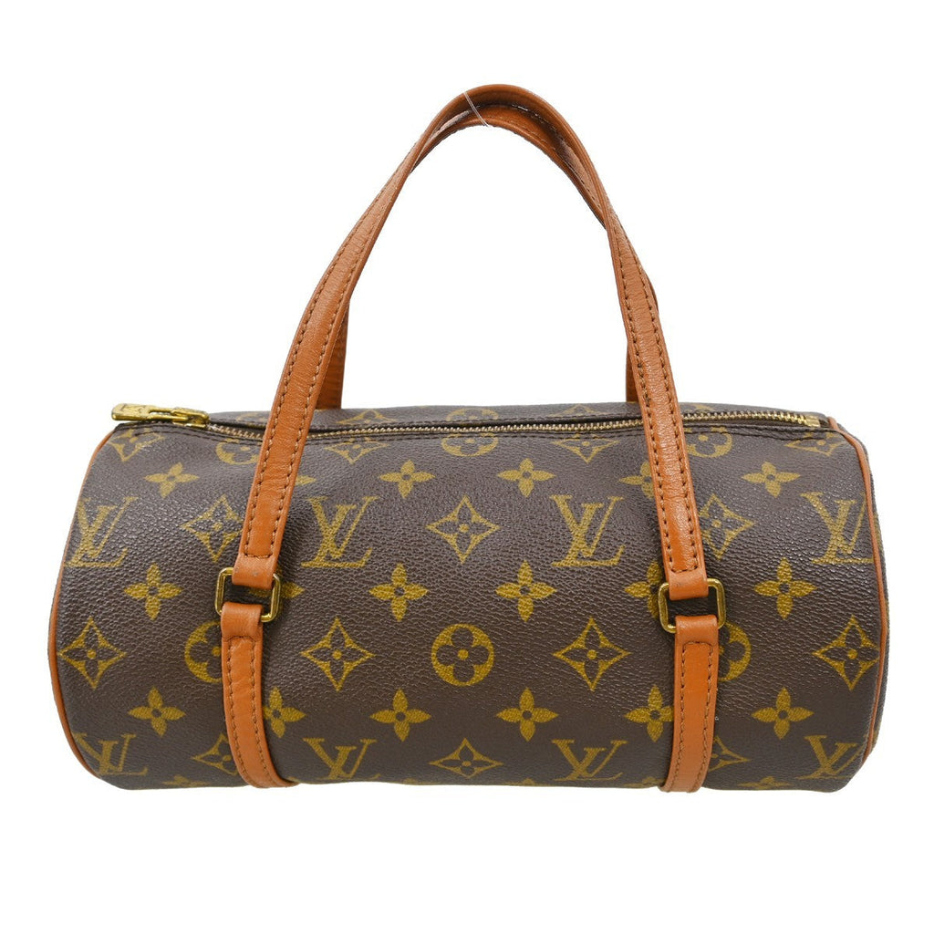 Louis Vuitton Papillon Handbag Monogram Canvas Brown Canvas Handbag (Authentic  )