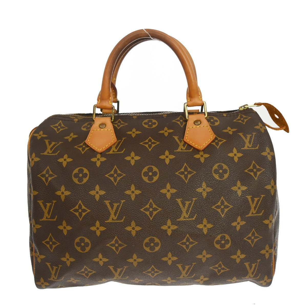 Louis Vuitton Speedy Handbag Monogram Canvas Brown Canvas Handbag ( )