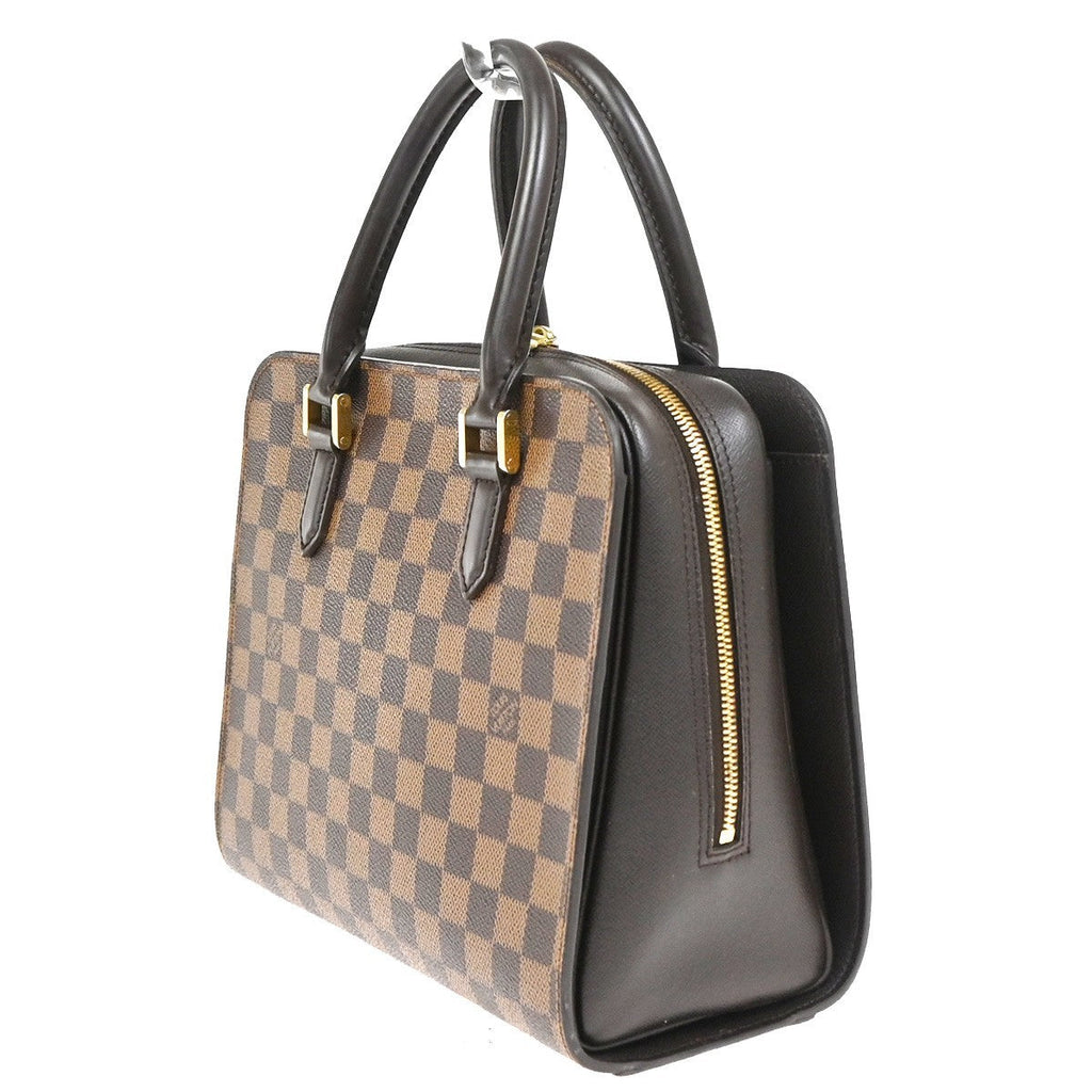 Louis Vuitton Triana Bag Damier Brown Leather Handbag ( )