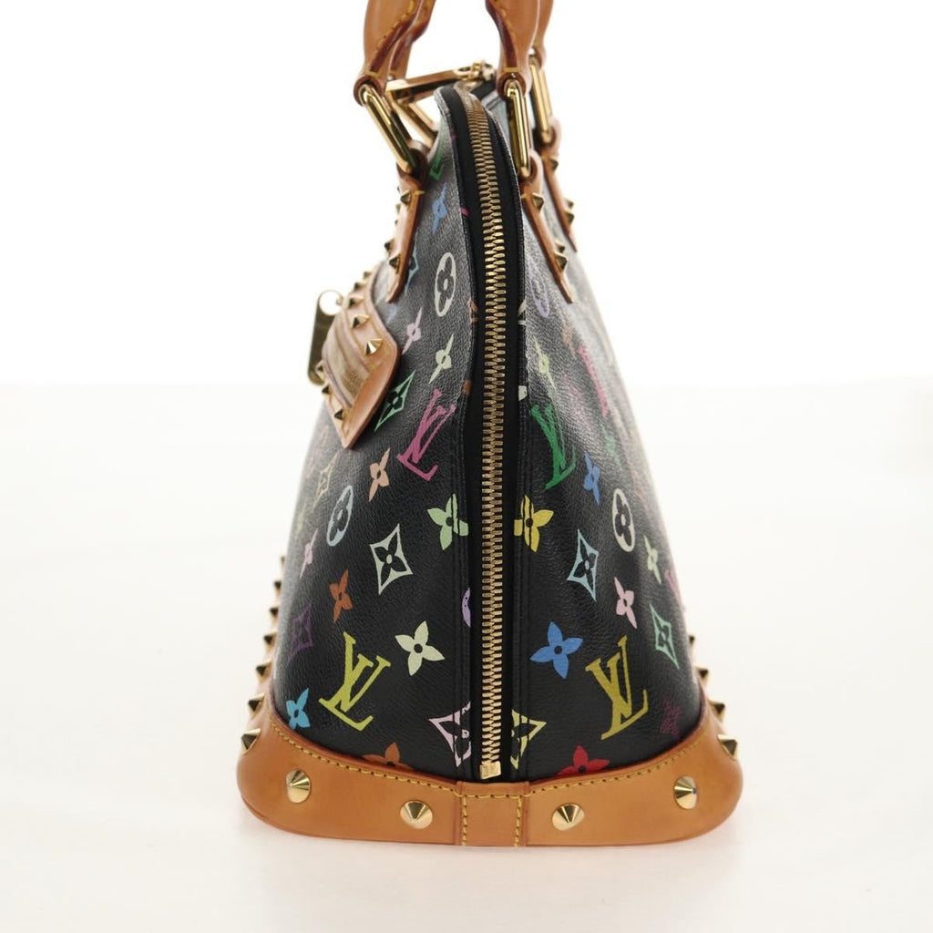 Louis Vuitton Alma Handbag Monogram Multicolor Multicolour Canvas Handbag (Authentic  )