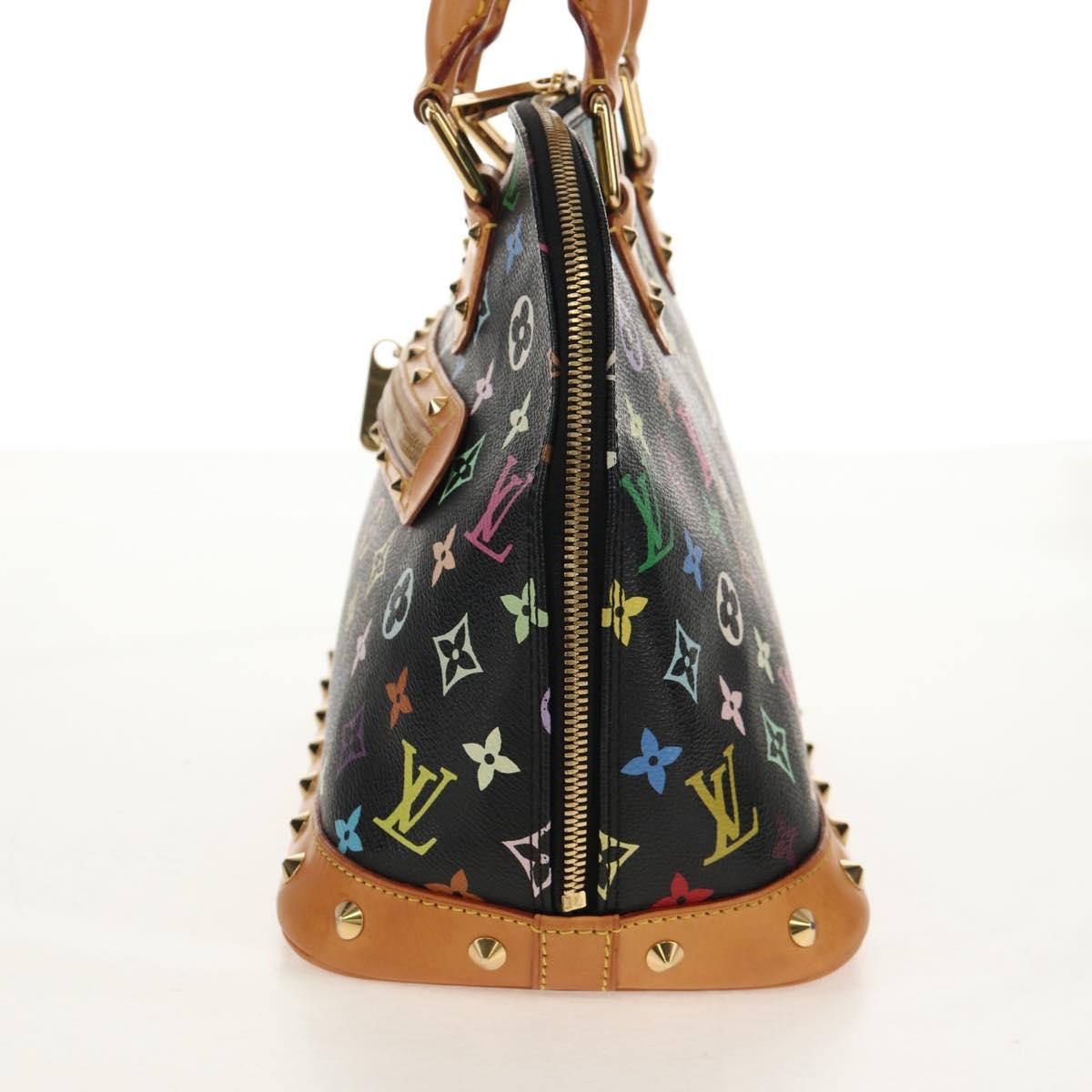 Louis Vuitton Alma Handbag Monogram Multicolor Multicolour Canvas Handbag (Authentic  )