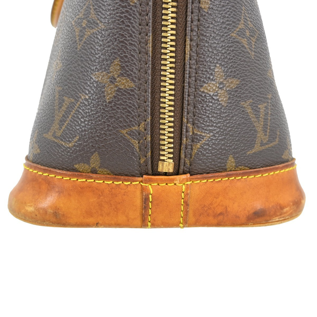 Louis Vuitton Alma Handbag Monogram Canvas Brown Canvas Handbag ( )