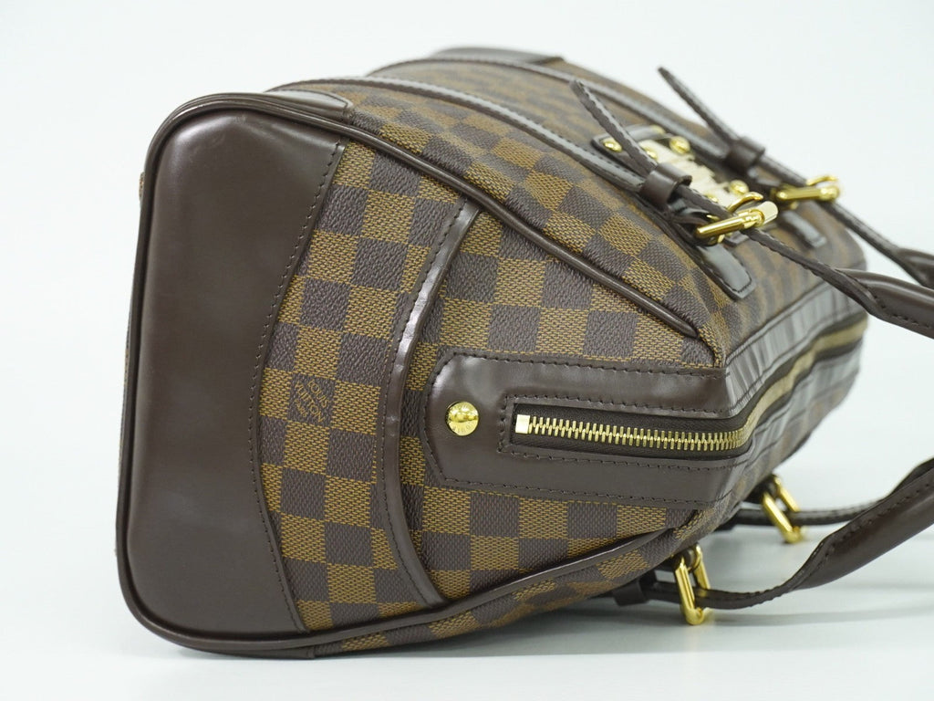 Louis Vuitton Berkeley Handbag Damier Brown Canvas Handbag (Authentic  )