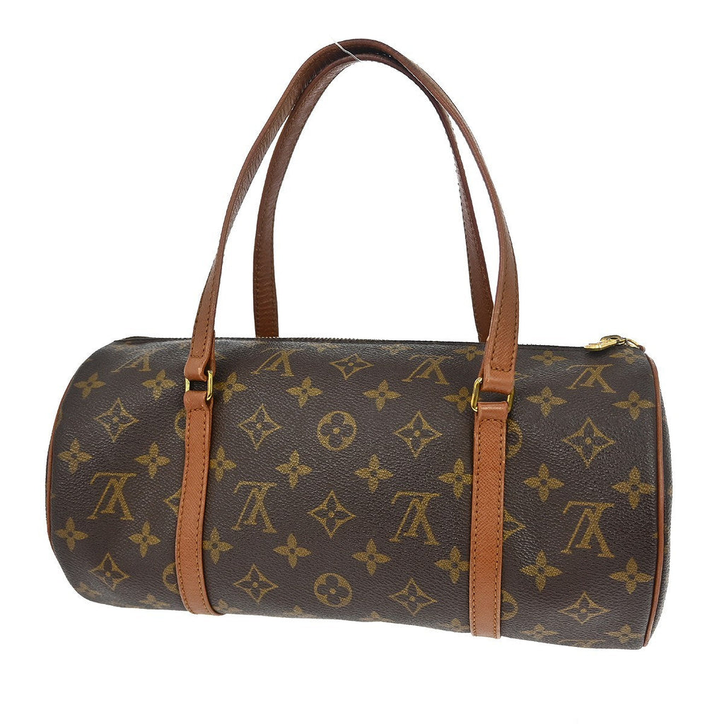 Louis Vuitton Papillon Handbag Monogram Canvas Brown Canvas Handbag ( )