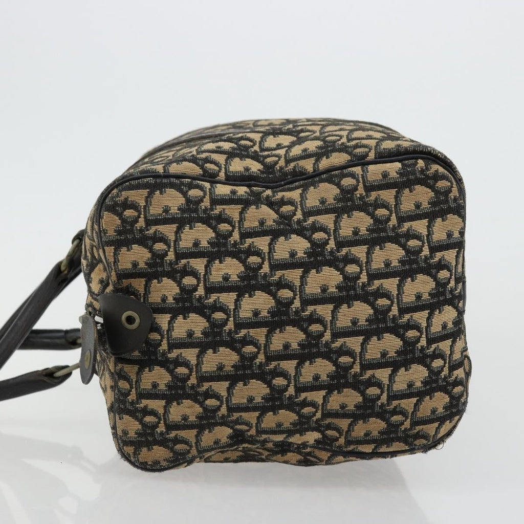 Christian Dior Vintage Trotter Handbag Canvas Navy Canvas Handbag ( )