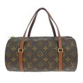 Louis Vuitton Papillon Handbag Monogram Canvas Brown Canvas Handbag ( )